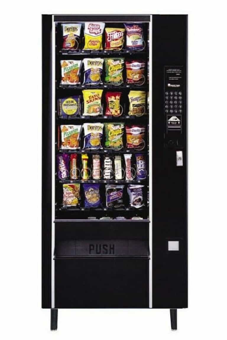 Automatic Products AP 111 Refurbished 4-Wide Snack Vending Machine (Shallow)